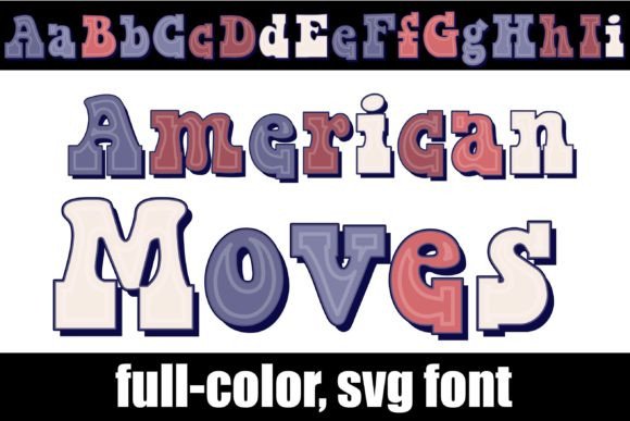 Americana Moves: A Color Fonts Review for Brand Designers