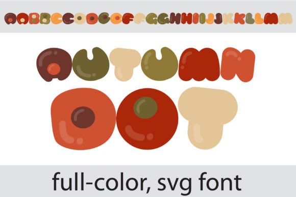 Autumn Dot: A Color Fonts Gem for Content Publishers