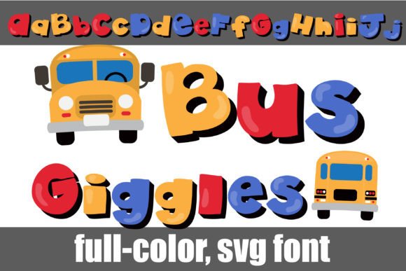 Bug Giggles: A Playful Color Fonts Choice for Editorial Design