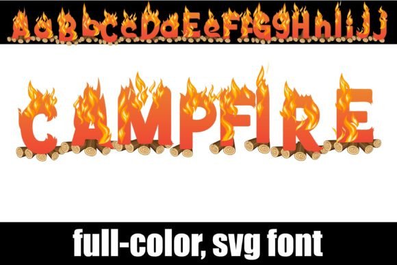 Campfire: A Warm, Playful Color Fonts Choice