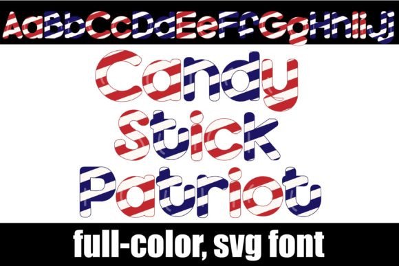 Candy Stick Patriot: A Color Fonts Powerhouse for Bold Editorial Design