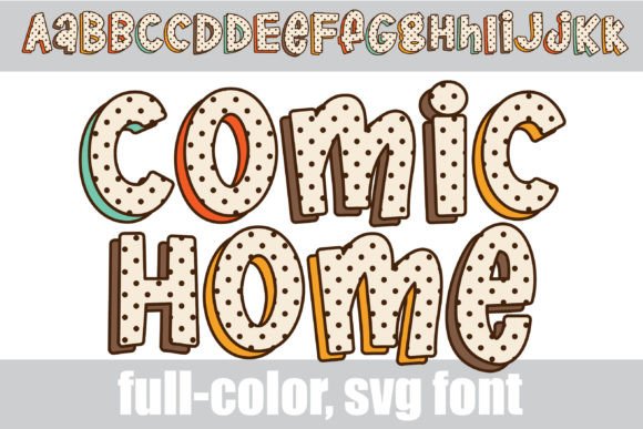 Comic Home: A Whimsical Autumn Font That Stitches With Personality