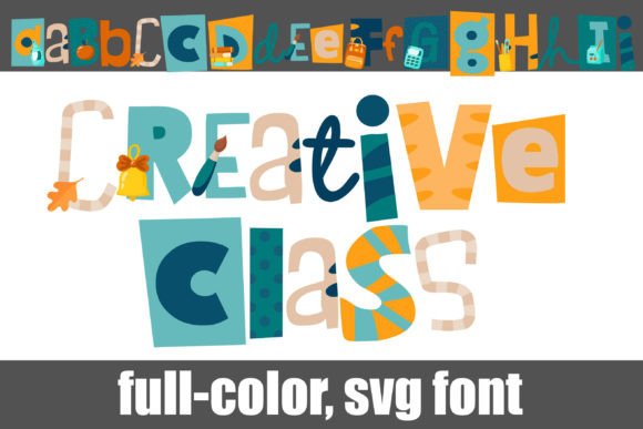 Creative Class: A Whimsical Color Fonts Collection