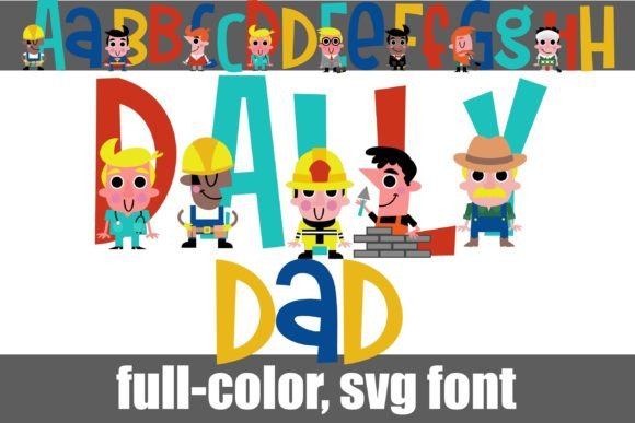 Daily Dad: A Vibrant Color Fonts Choice for Modern Blog Design