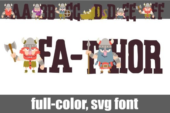 Fa-thor: A Viking-Inspired Font That Stitches With Character