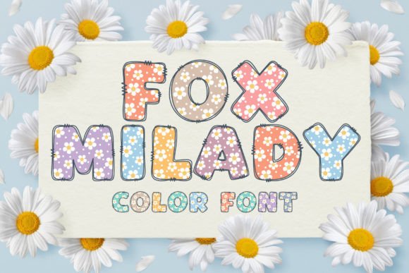 Fox Milady: A Playful Color Font for Handmade & Social-First Brands