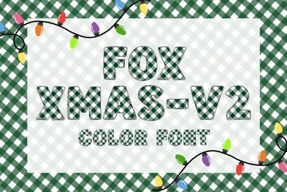 Fox Xmas-V2: A Festive Color Fonts Asset for Branding