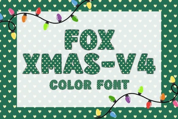 Fox Xmas-v4: A Playful, Handmade-Ready Color Font