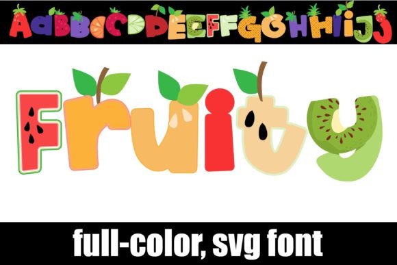 Fruity: A Playful Color Fonts Gem for Handmade Creators