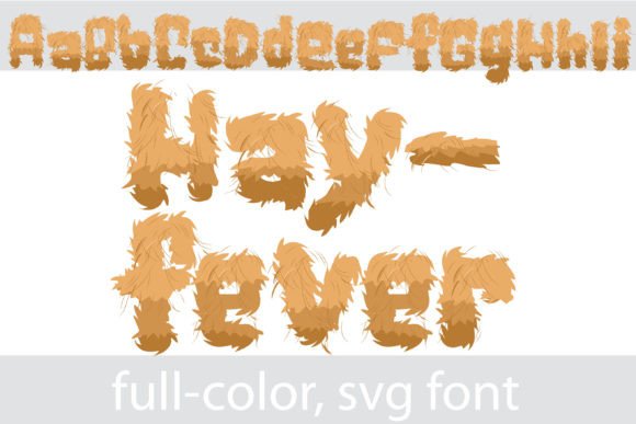 Hayfever: A Playful Color Fonts Choice for Handmade Brands