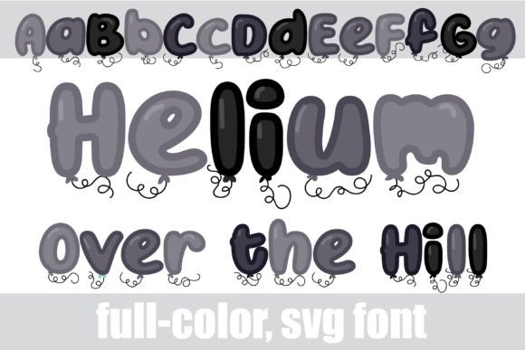 Helium - over the Hill: A Color Fonts Review for Brand Designers