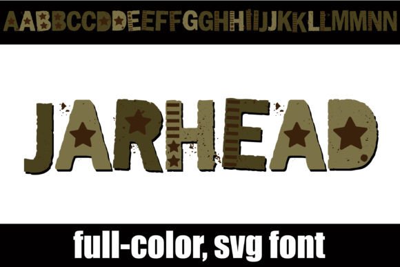 Jarhead: A Bold Color Fonts Choice for Local Branding