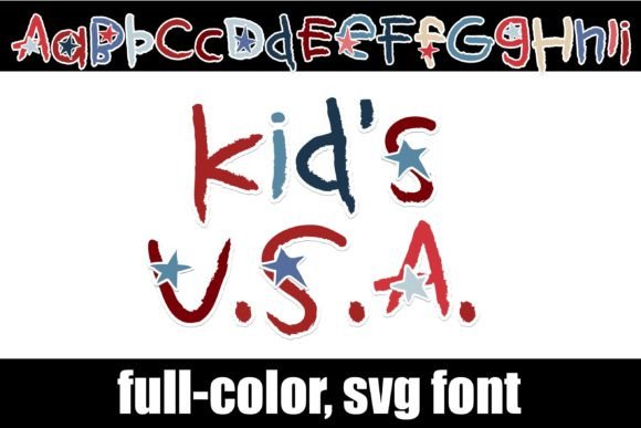 Kids Usa Fonts: A Color Fonts Review for Real Projects