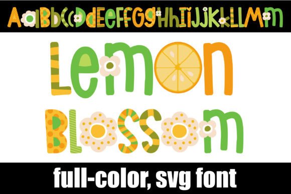 Lemon Blossom: A Whimsical Font That Stitches With Personality