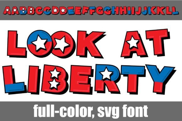 Look at Liberty: A Retro Font That Stitches With Confidence