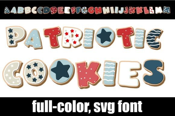 Patriotic Cookies Fonts: A Color Fonts Review for Local Brands