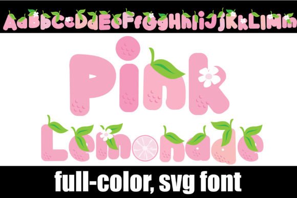 Pink Lemonade: A Vibrant Color Fonts Choice for Modern Fonts