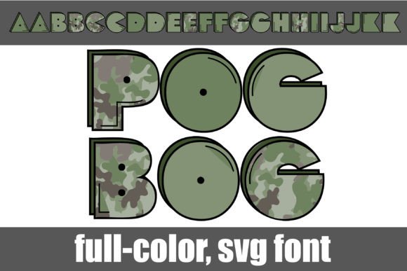 Pogbog: A Bold Color Fonts Choice for Tactical Branding