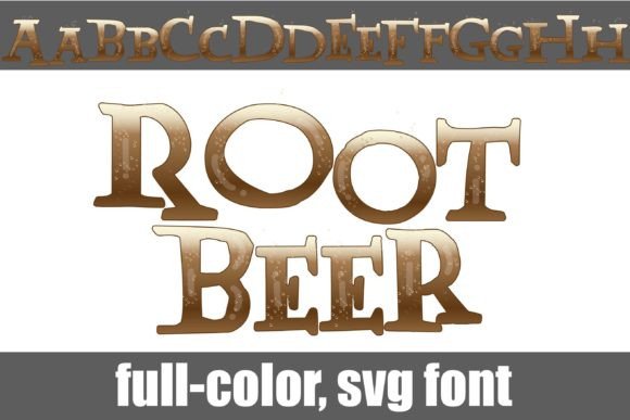 Root Beer Fonts: A Color Fonts Review for Crafters