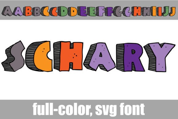 Schary: A Playful Color Fonts Choice for Seasonal Branding