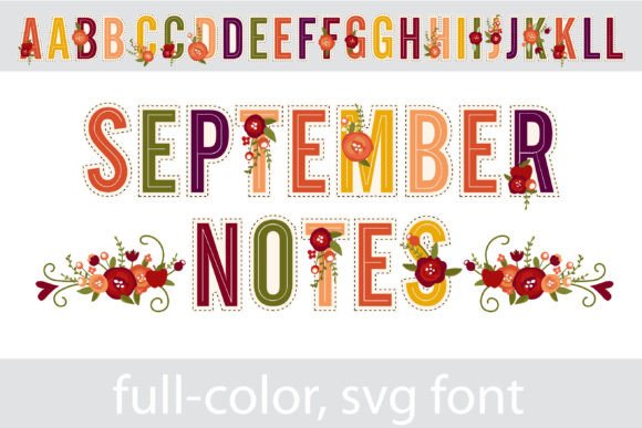 September Notes: A Color Fonts Gem for Local Branding