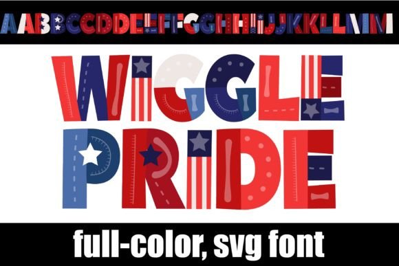 Wigglepride: A Vibrant Color Fonts Choice for Handmade Brands