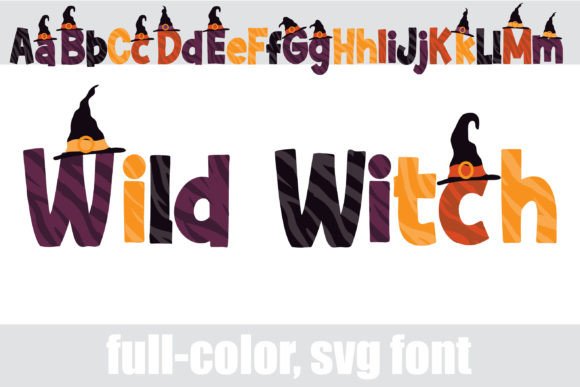 Wild Witch: A Playful Color Fonts Choice for Local Branding